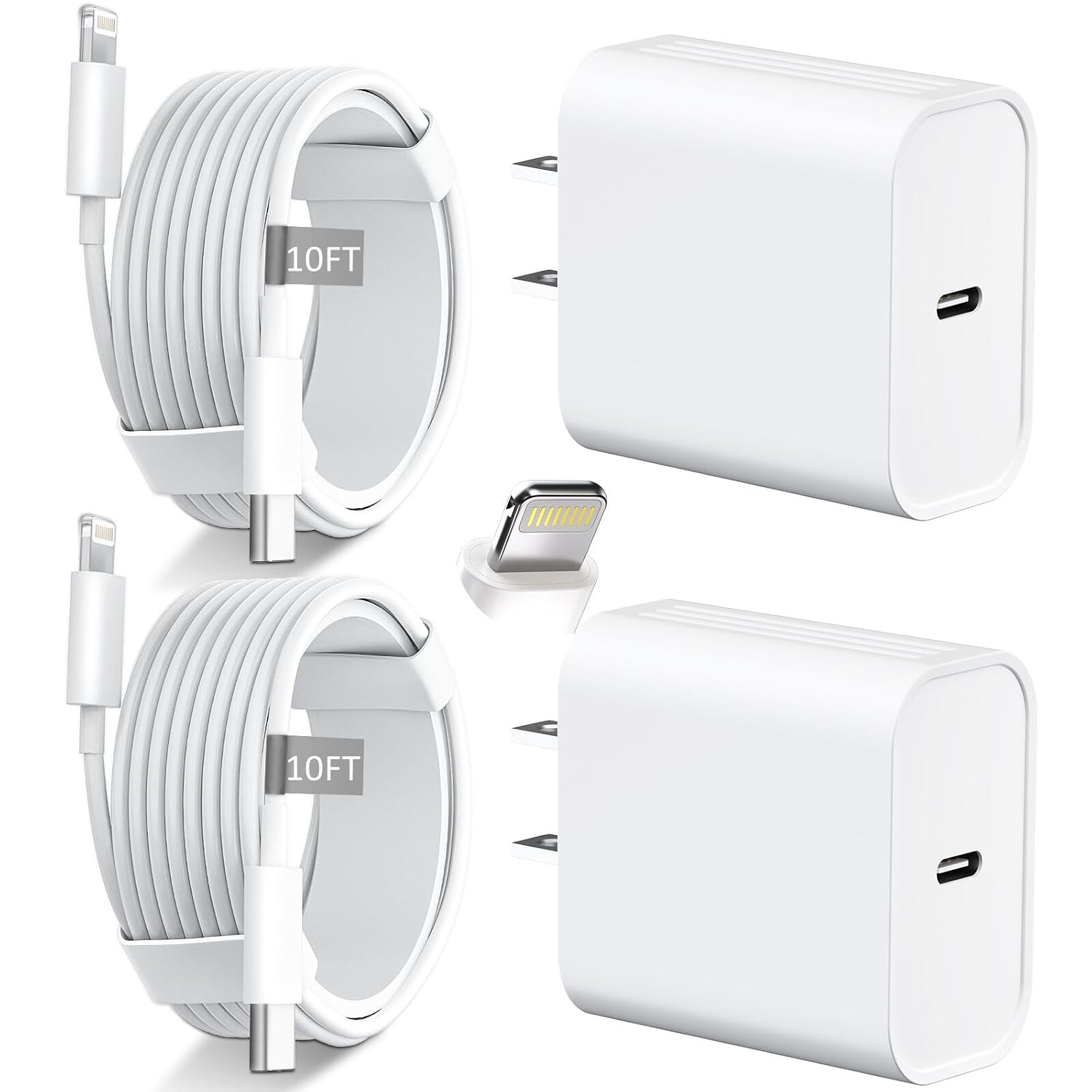 Detalle de iPhone 14 Charger 20W USB‑C with 10ft Lightning Cable