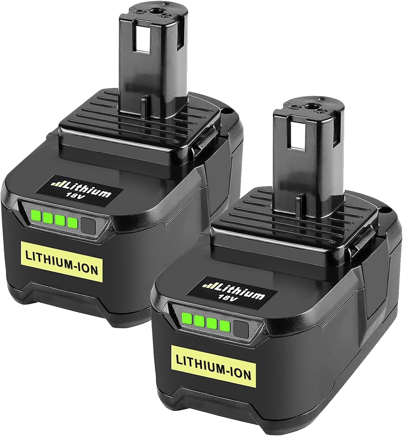 Detalle de TOPBATT 2x18V Ryobi compatible 5.0Ah batteries