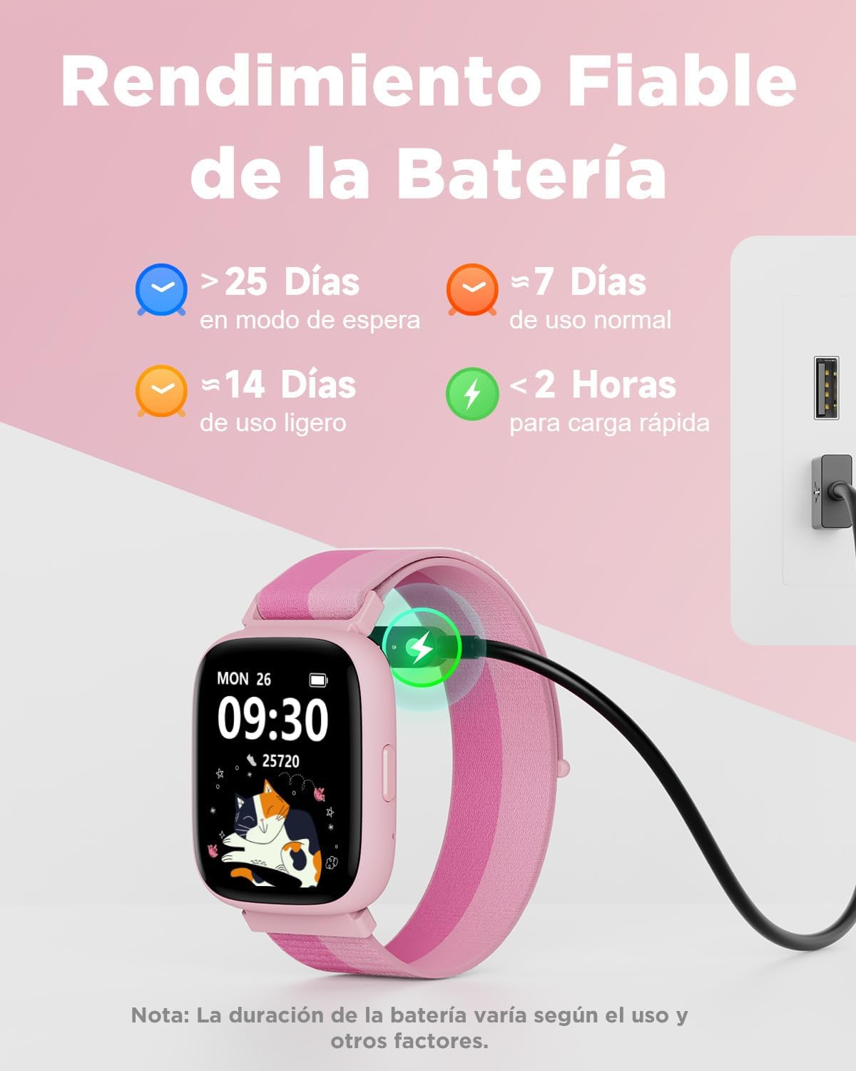Thumbnail 6 de BIGGERFIVE Pulsera Actividad Infantil Niñas 5-16 Años