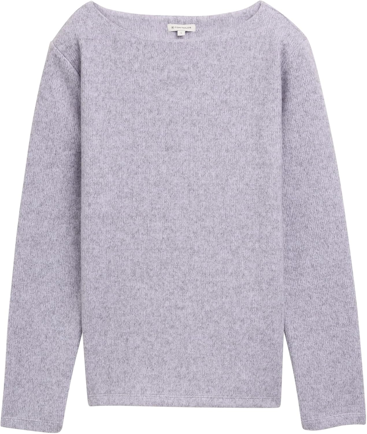 Detalle 2 de TOM TAILOR felpa plus size donna mélange con collo alto a maniche lunghe (confezione da 1)