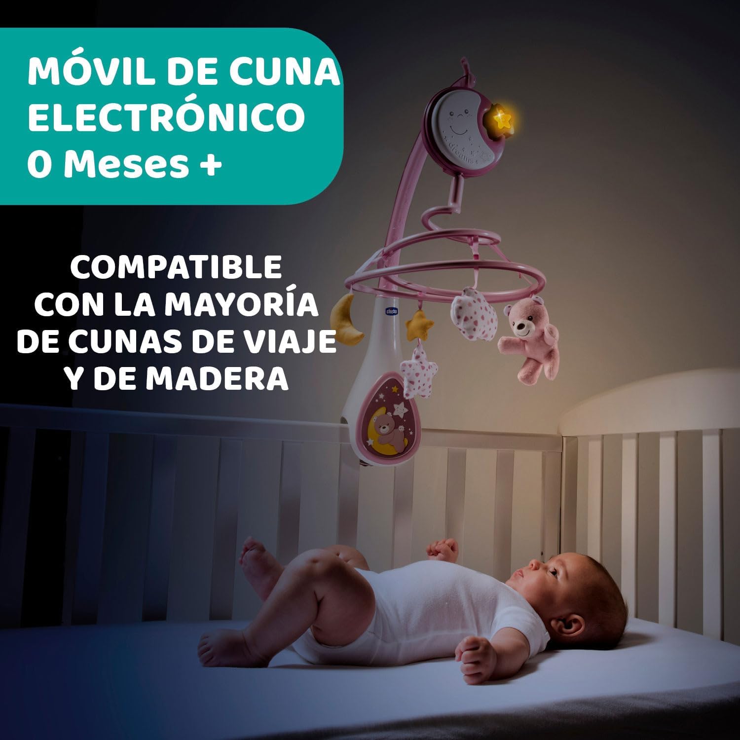 Thumbnail 2 de Chicco Next2Dreams Carrusel móvil 3 en 1 0+ meses