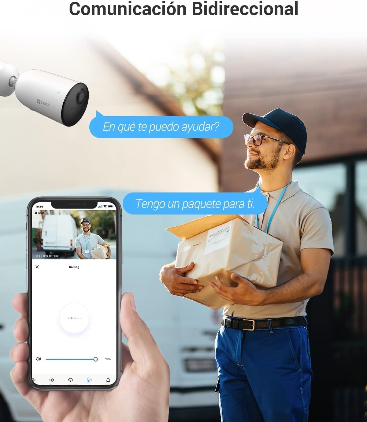 Thumbnail 7 de EZVIZ CB3 Kit Cámara WiFi Exterior con Panel Solar