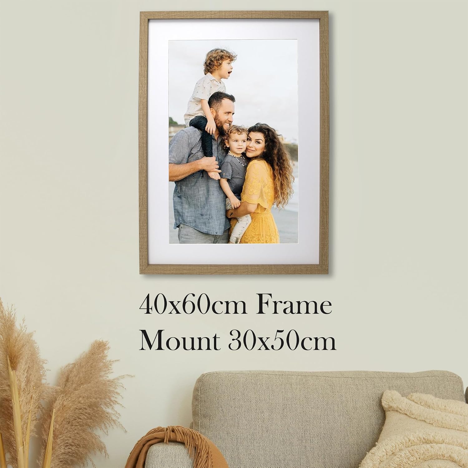 Thumbnail 1 de YiPinYin 40x60cm Wooden Picture Frame Set
