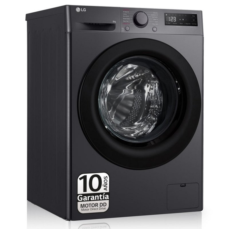 Detalle de LG F4WR5009A6M lavadora de carga frontal de 9 kg con Inteligencia Artificial