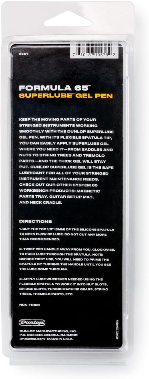 Detalle de JIM DUNLOP 6567 Superblue Gel Pen 1 unidad