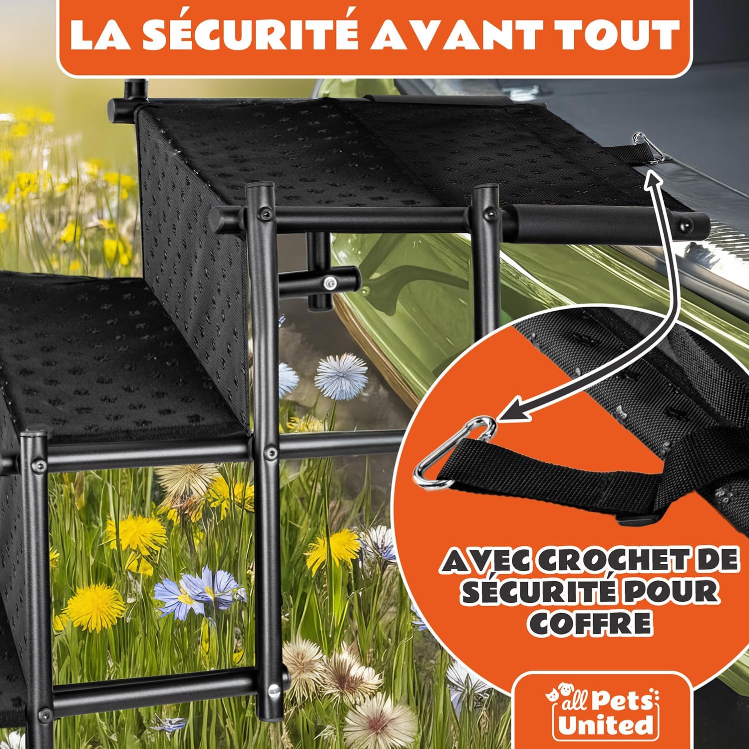 Thumbnail 3 de All Pets United Rampe pliable pour chien et chat – Escalier d’entrée robuste et portable