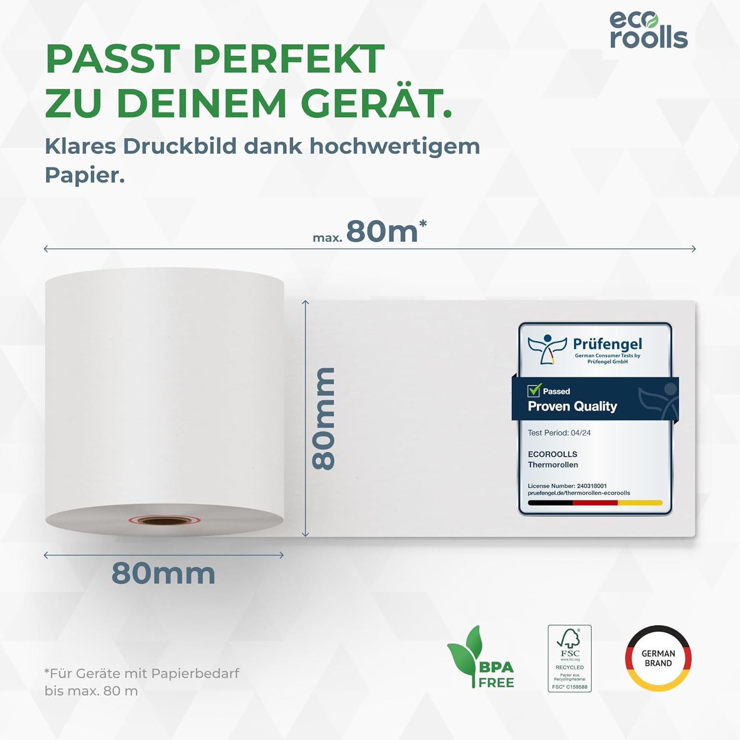 Detalle 2 de eco roolls Thermorollen 80x80x12 mm