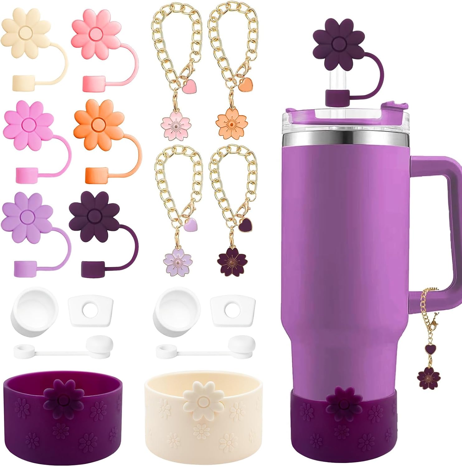 Thumbnail 6 de Silicone Cup Accessories, 10mm Straw Covers
