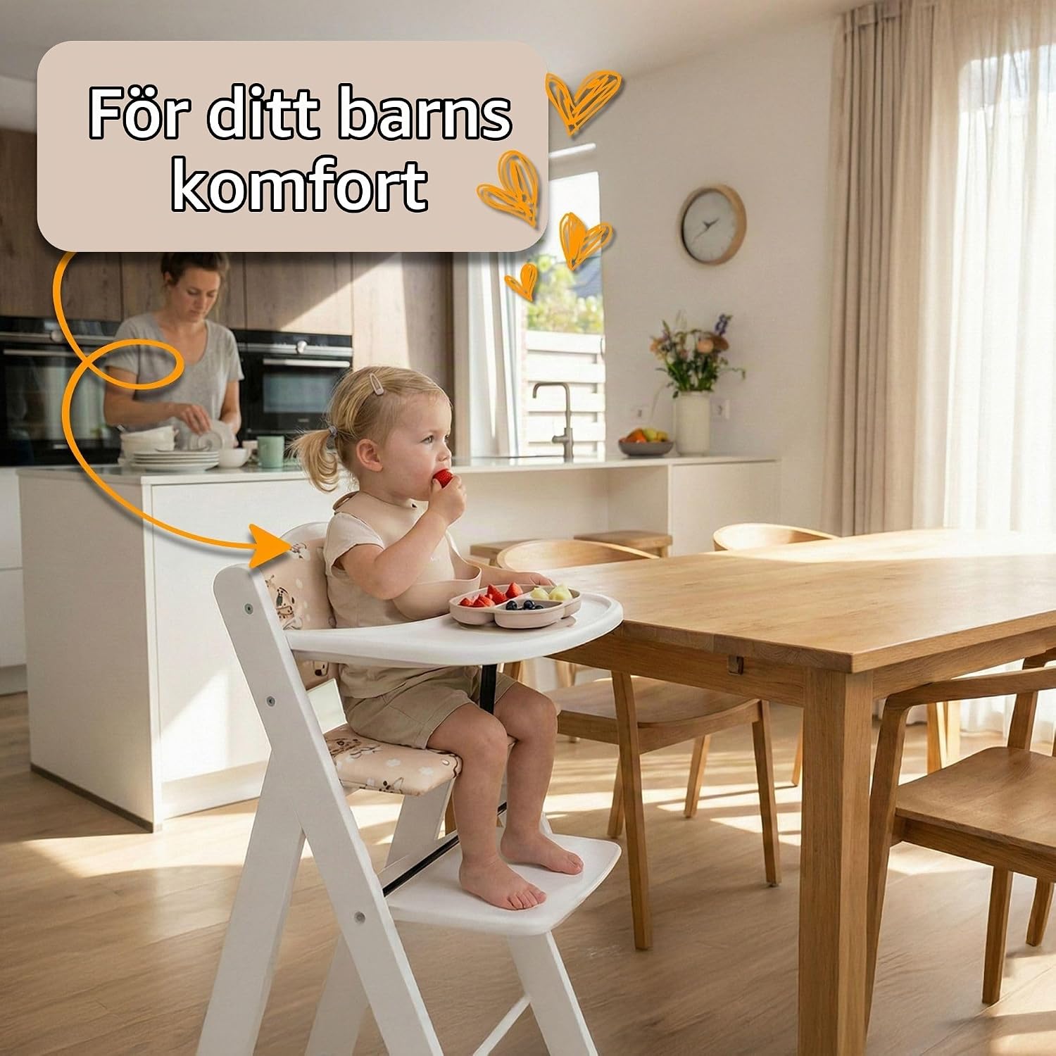 Detalle 1 de Totsy Baby sittdyna för barnstol, 2 delar, grå och vattenavvisande