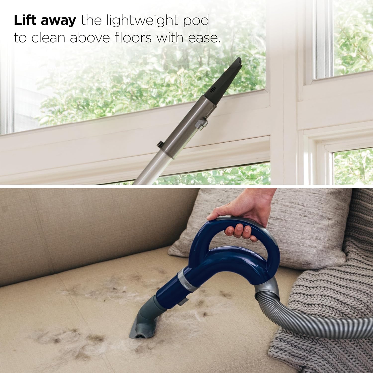 Detalle 2 de Shark Navigator Lift-Away NV360: Powerful Pet Hair Removal for Carpet and Hard Floors