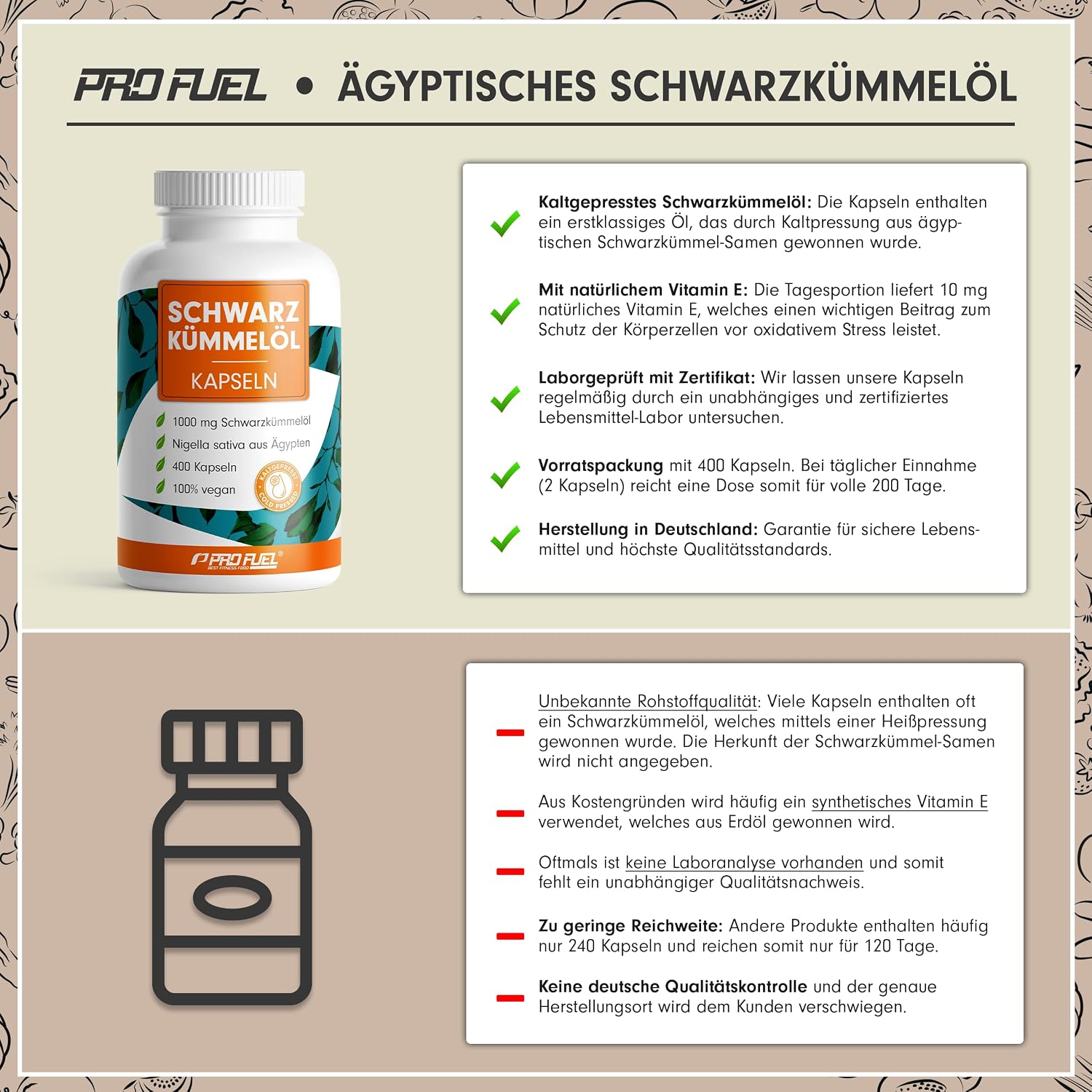 Thumbnail 2 de Schwarzkümmelöl Kapseln 400x 1000 mg