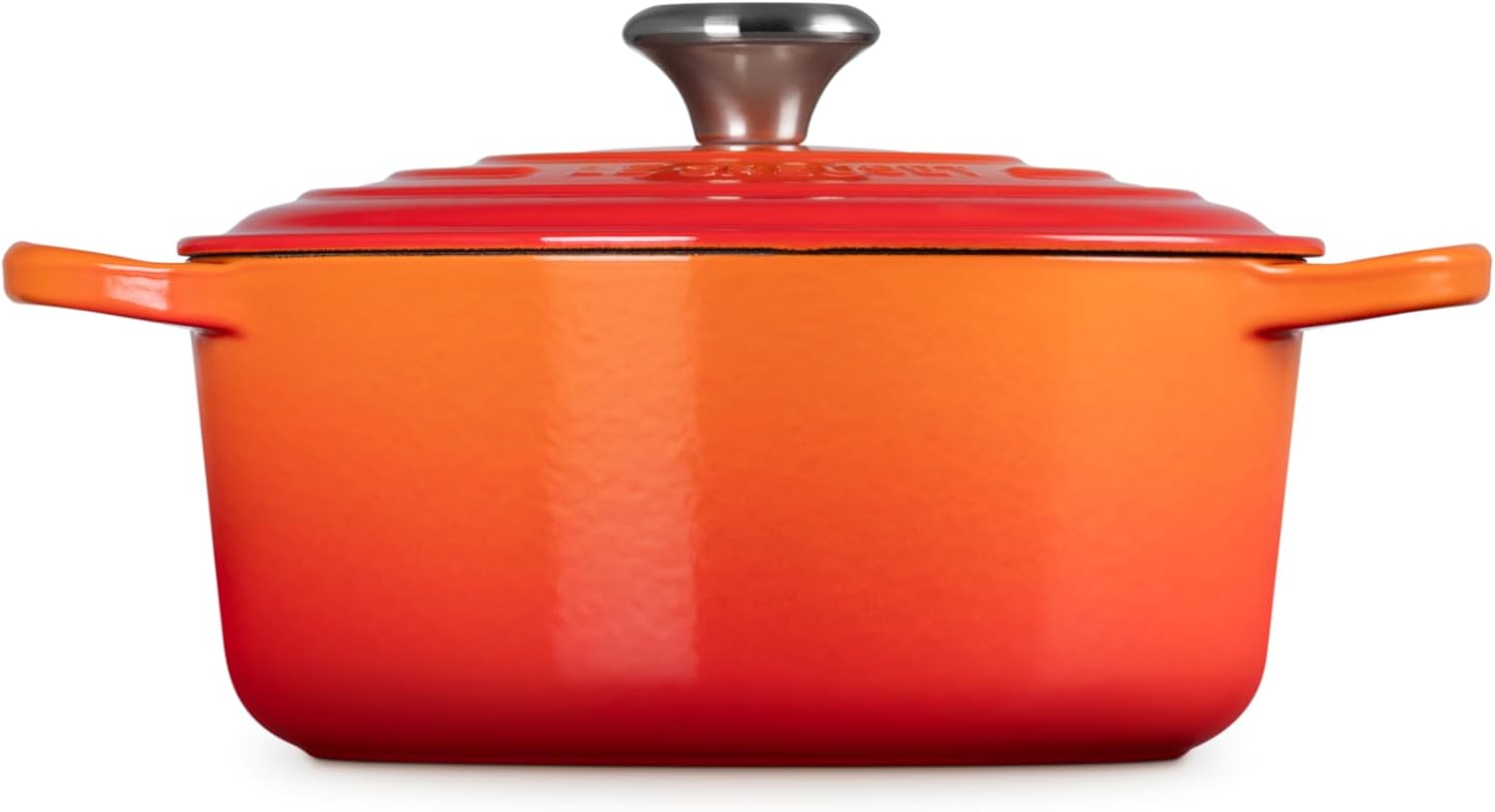 Thumbnail 3 de Le Creuset Signature Enamelled Cast Iron Round Casserole Dish with Lid, 24 cm (4.2 L) – Volcanic