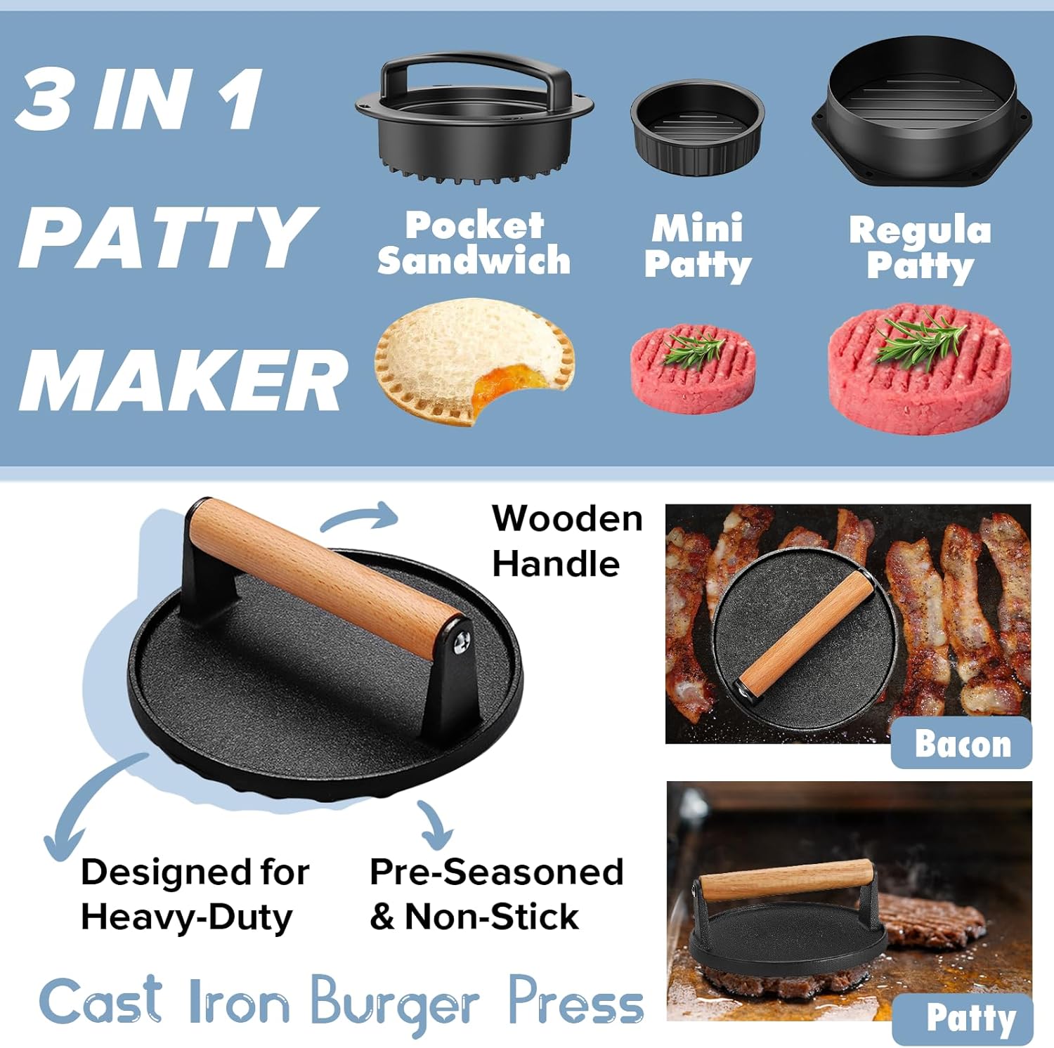 Detalle de Pontual 31PCS Griddle Accessories Kit for Blackstone & Flat Top Grills