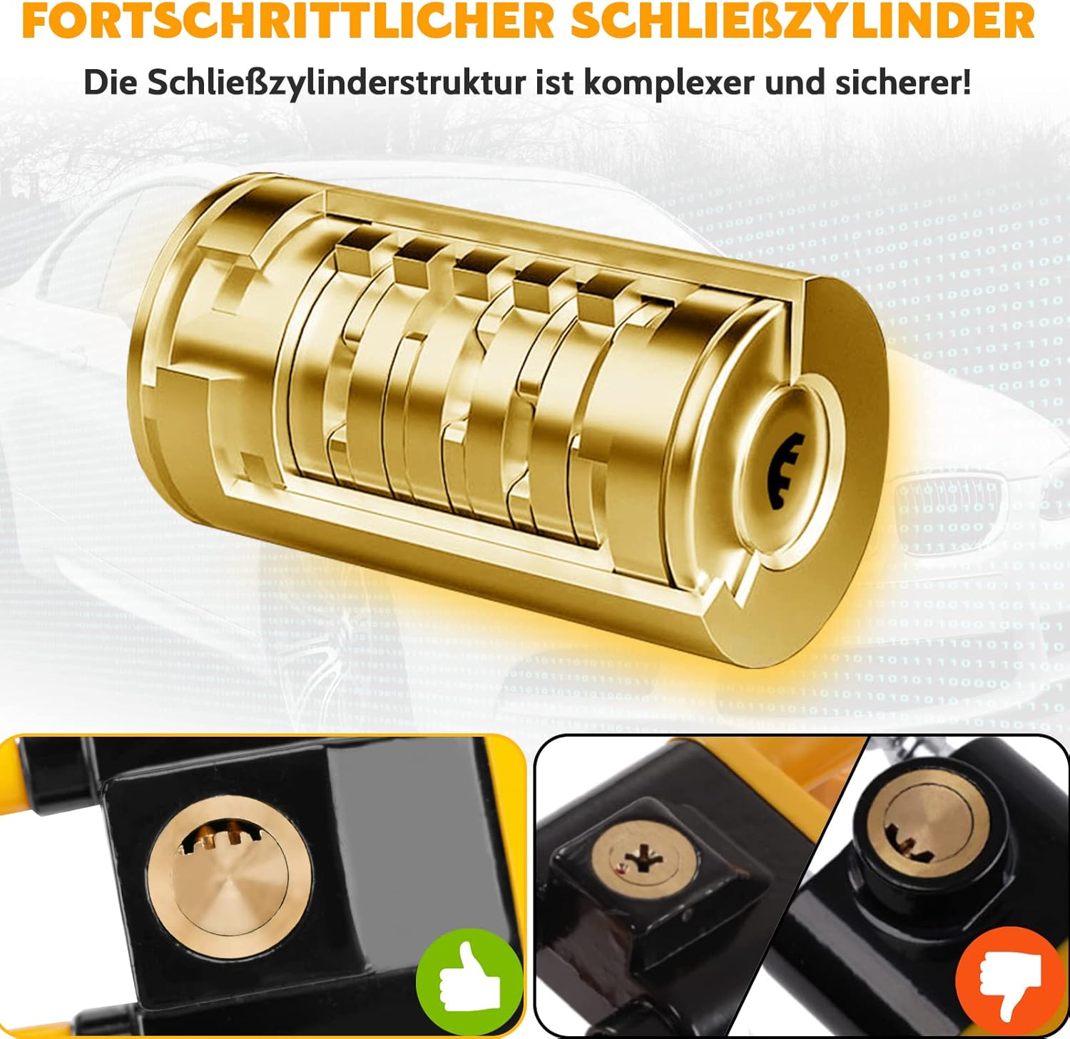 Detalle 2 de Tevlaphee Lenkradkralle verstellbar 5,5–13,8"
