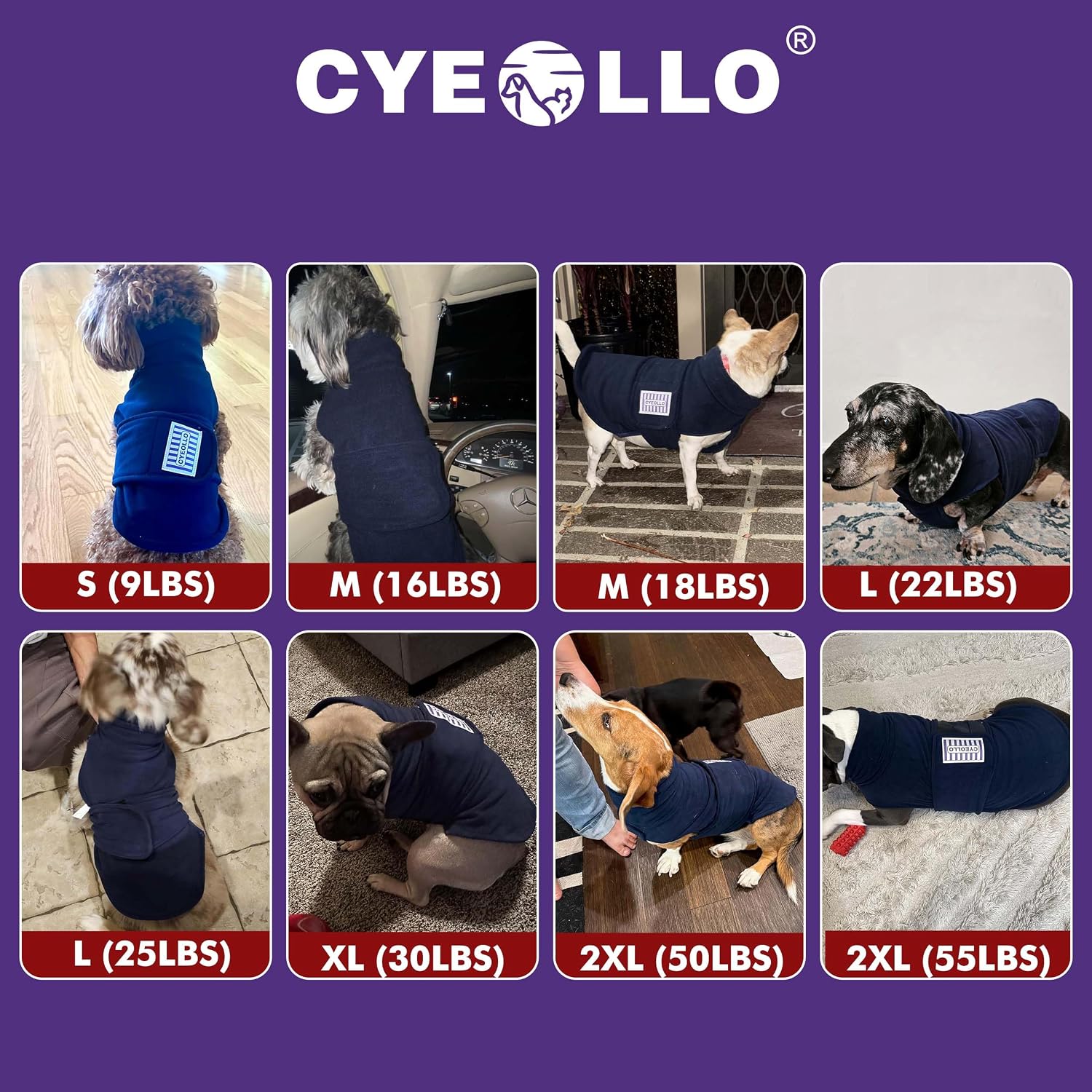 Detalle 2 de Cyeollo Dog Fleece Sweater Size M