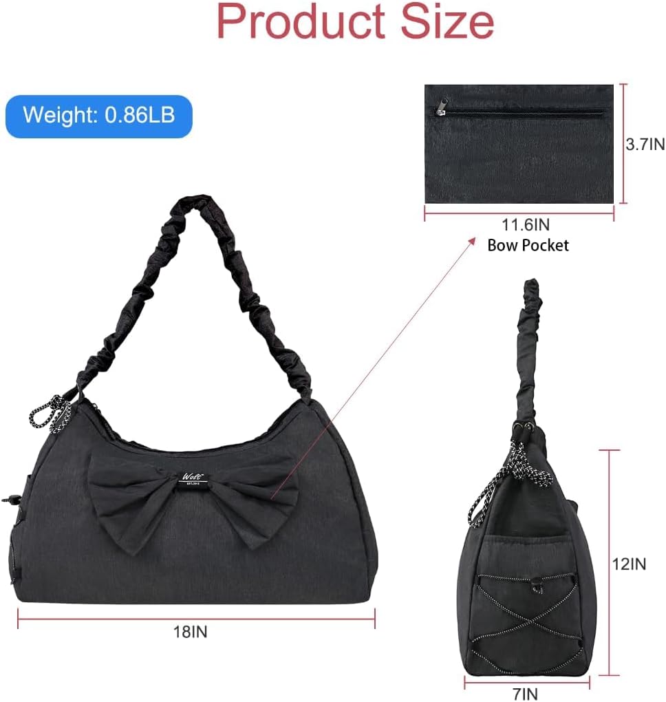 Thumbnail 5 de Women’s gym bag with shoe compartment, wet pocket and yoga mat strap (46 x 18 x 30 cm)
