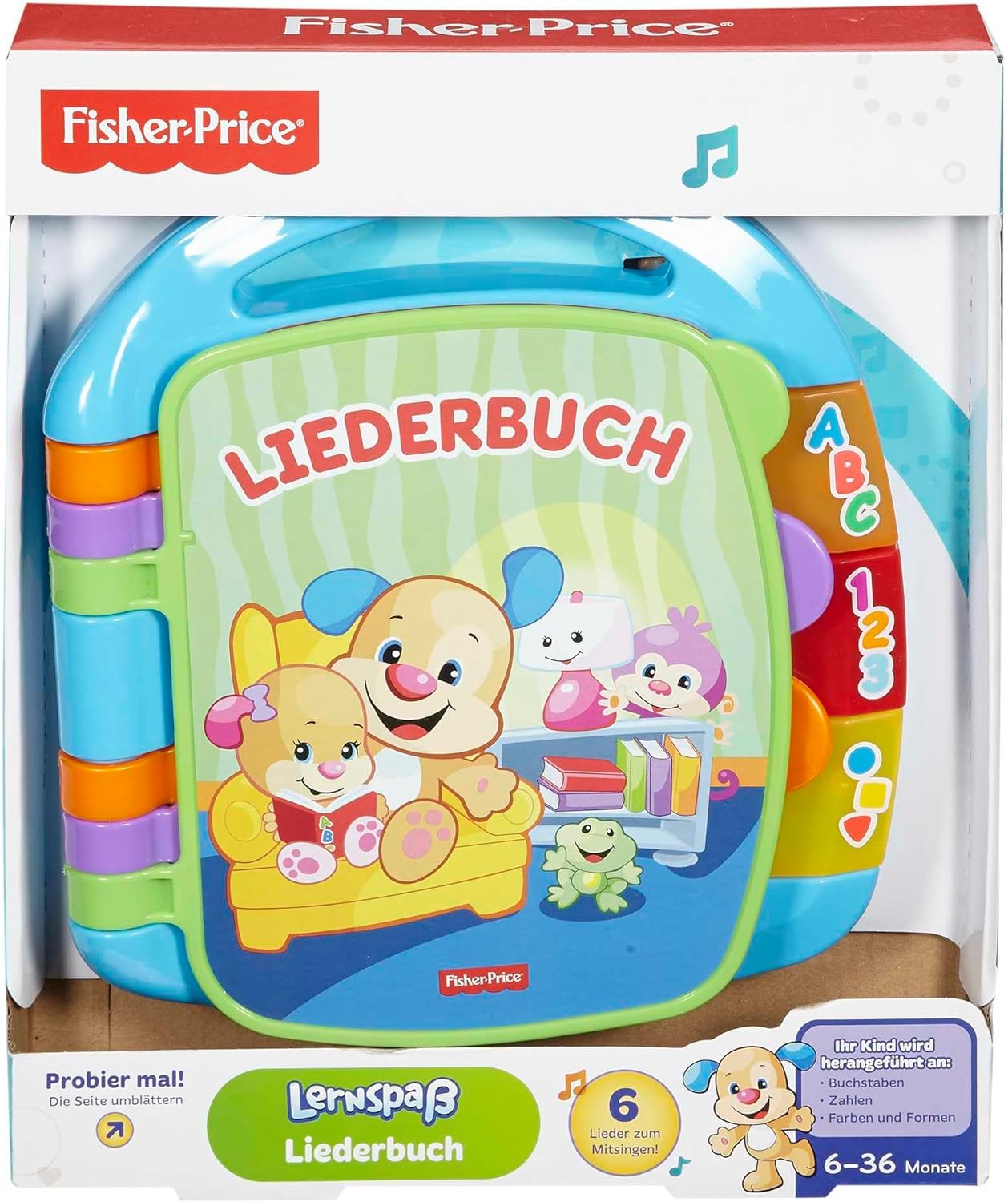 Thumbnail 6 de Fisher-Price Il Libro delle Canzoncine 6 mesi