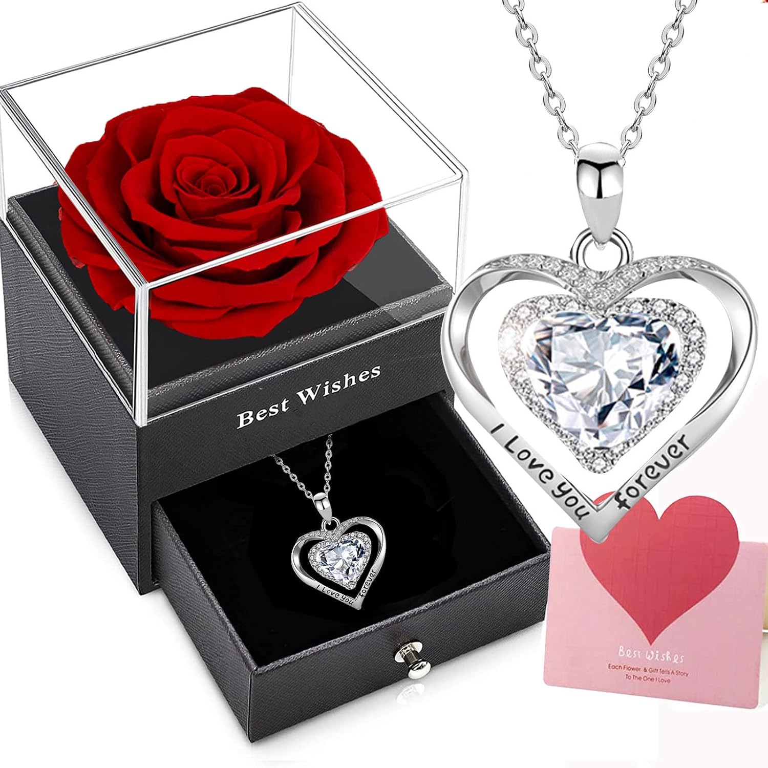 Detalle de Willuck Ewige Rose 3â5 Jahre Geschenkbox đč
