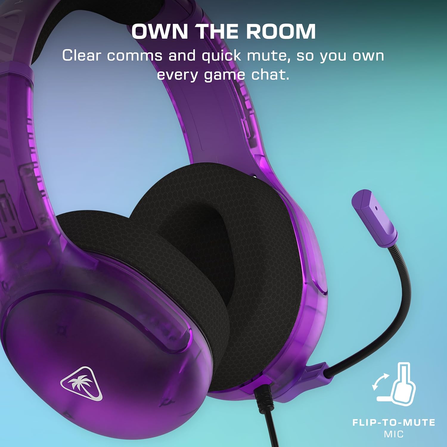 Thumbnail 2 de Turtle Beach Airlite Fit Ghost Purple Wired Gaming Headset – Officially Licensed for Nintendo Switch