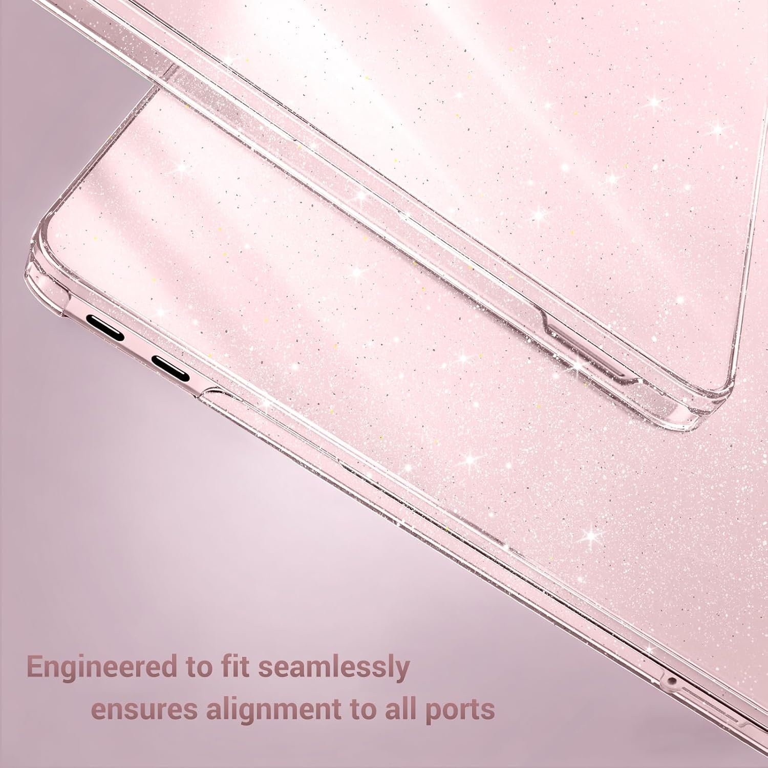 Thumbnail 2 de MOSISO Custodia Glitter per MacBook Neo 13" (A3404, 2026) con Chip A18 Pro – Rosa Pastello
