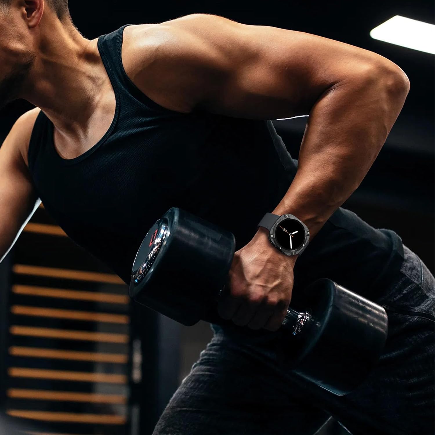 Thumbnail 6 de HITZEE 2 in 1 Metal Case for Samsung Galaxy Watch 8 (44mm) – Rugged protective bumper with back cover