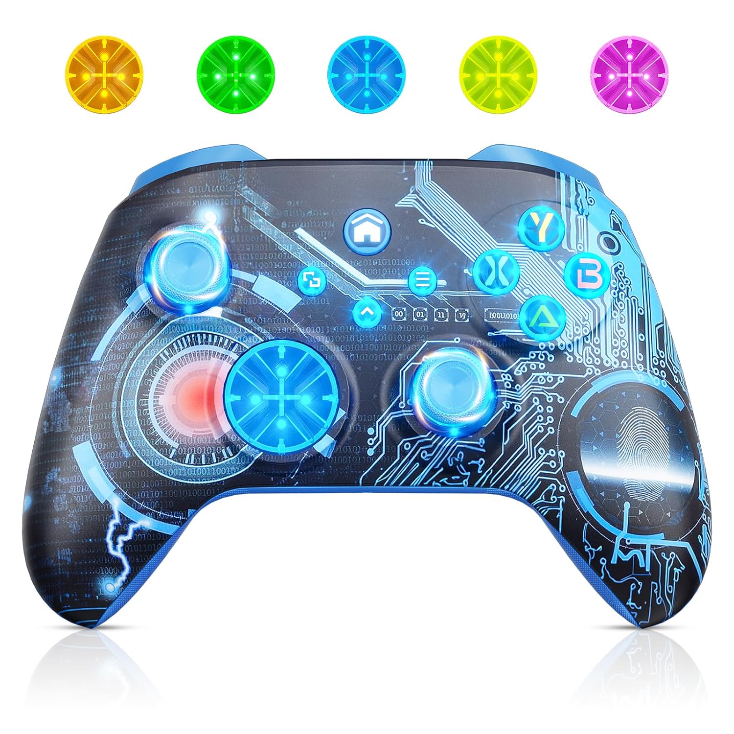 Detalle de Lapezei Wireless Controller für Xbox Series S/X – Bluetooth Gamepad mit Back Buttons, Turbo, Dual Vibration und 3,5 mm Audio Jack