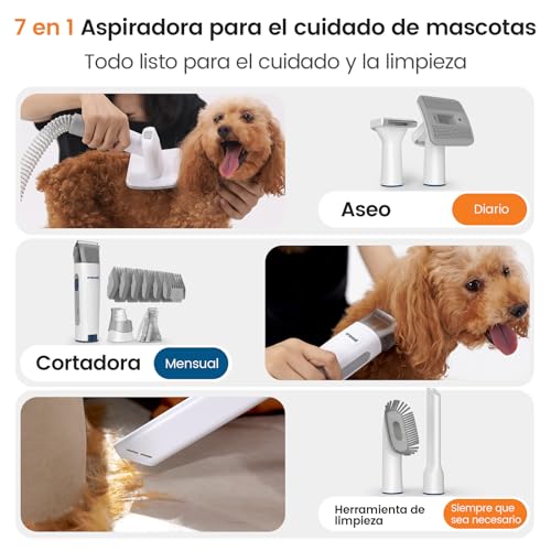 Thumbnail 1 de oneisall Cortapelos para Perros con Aspiradora de Pelo: 7 en 1 para un Aseo Completo en Casa