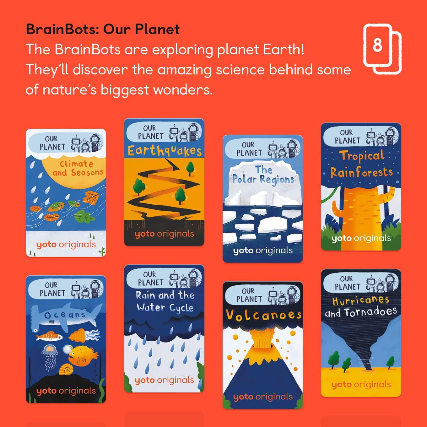 Detalle de Yoto Educational Audio Cards, 8-Card Set