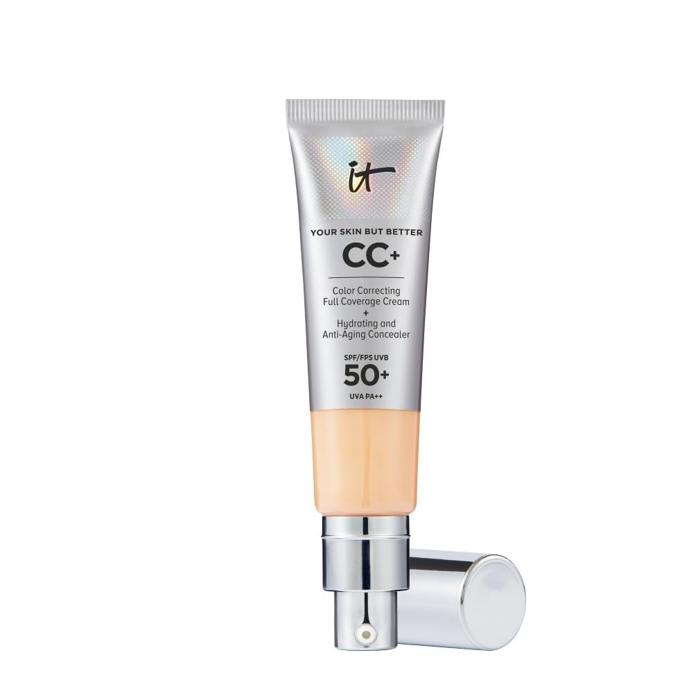 Detalle de IT Cosmetics Your Skin But Better CC Cream LSF 50+ – Hochpigmentierte Getönte Anti‑Aging Tagescreme