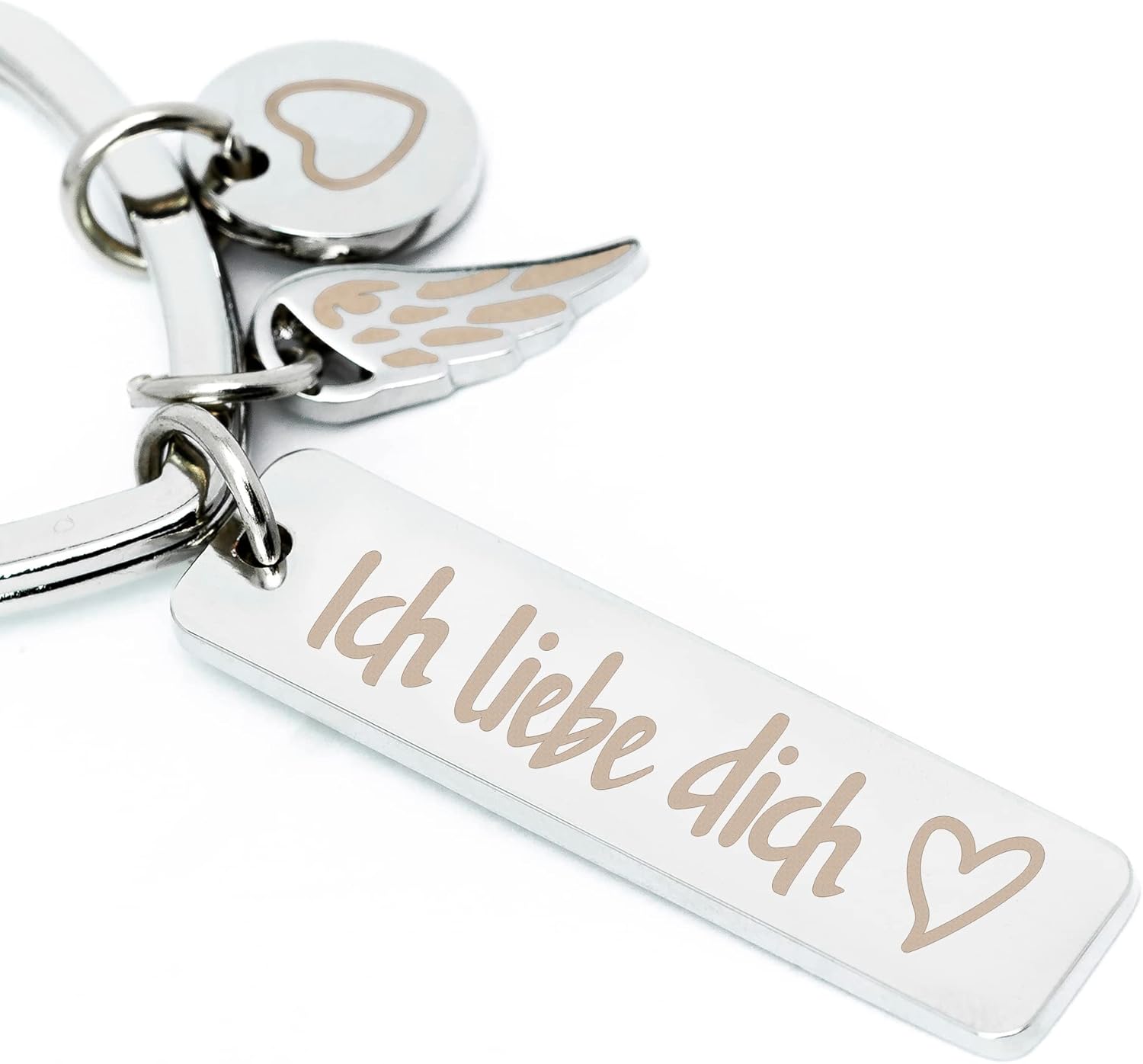 Thumbnail 3 de Glitzkind Herz Schlüsselanhänger – Liebesbotschaft zum Verschenken