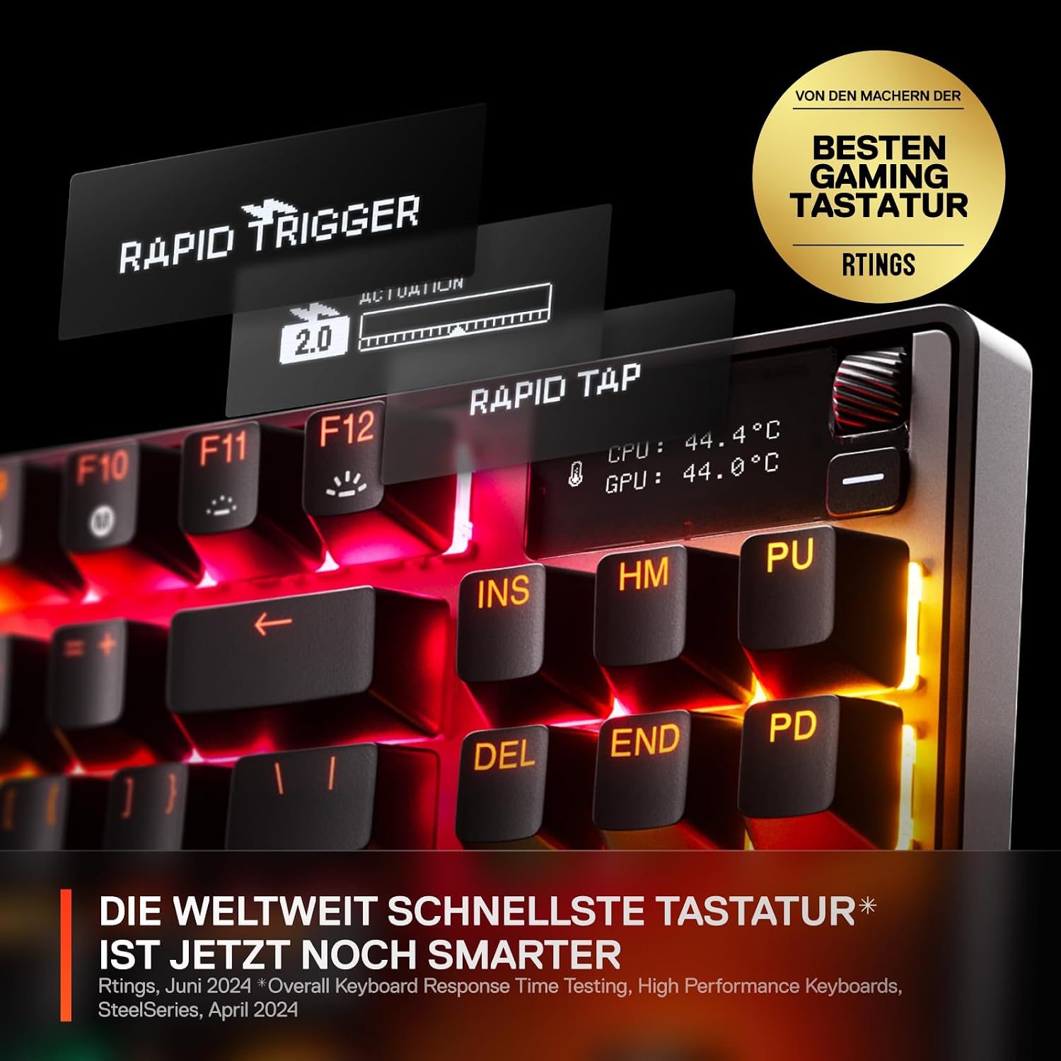 Detalle 2 de SteelSeries Apex Pro TKL Gen 3 40 Stufen