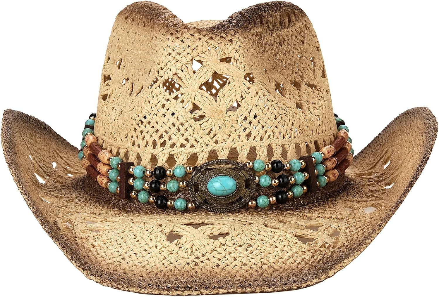 Thumbnail 1 de Foeran Straw Cowboy Hat