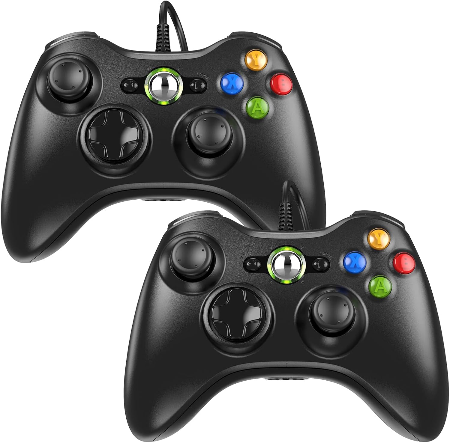 Thumbnail 6 de Controller 2er-Pack USB Gamepad – kompatibel mit Xbox 360 und PC (Win XP–10)