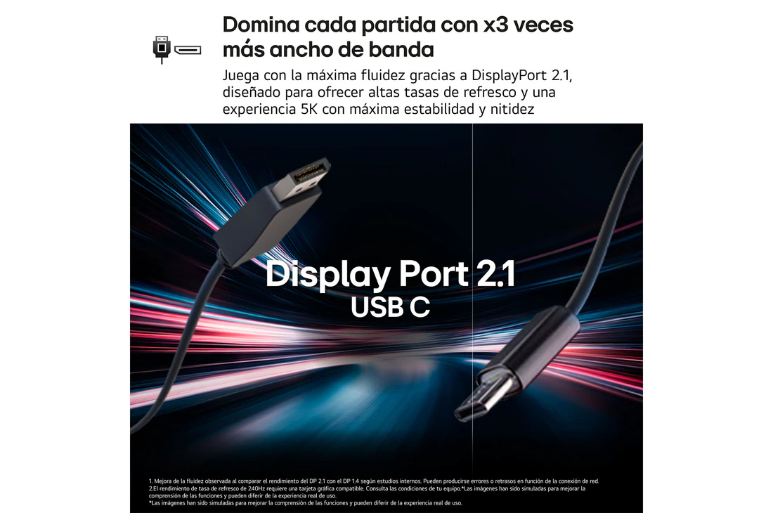 Thumbnail 4 de Monitor Gaming LG UltraGear OLED 4ª GEN 27'' (27GX790B-B) – QHD con Extreme dual mode 540/720 Hz