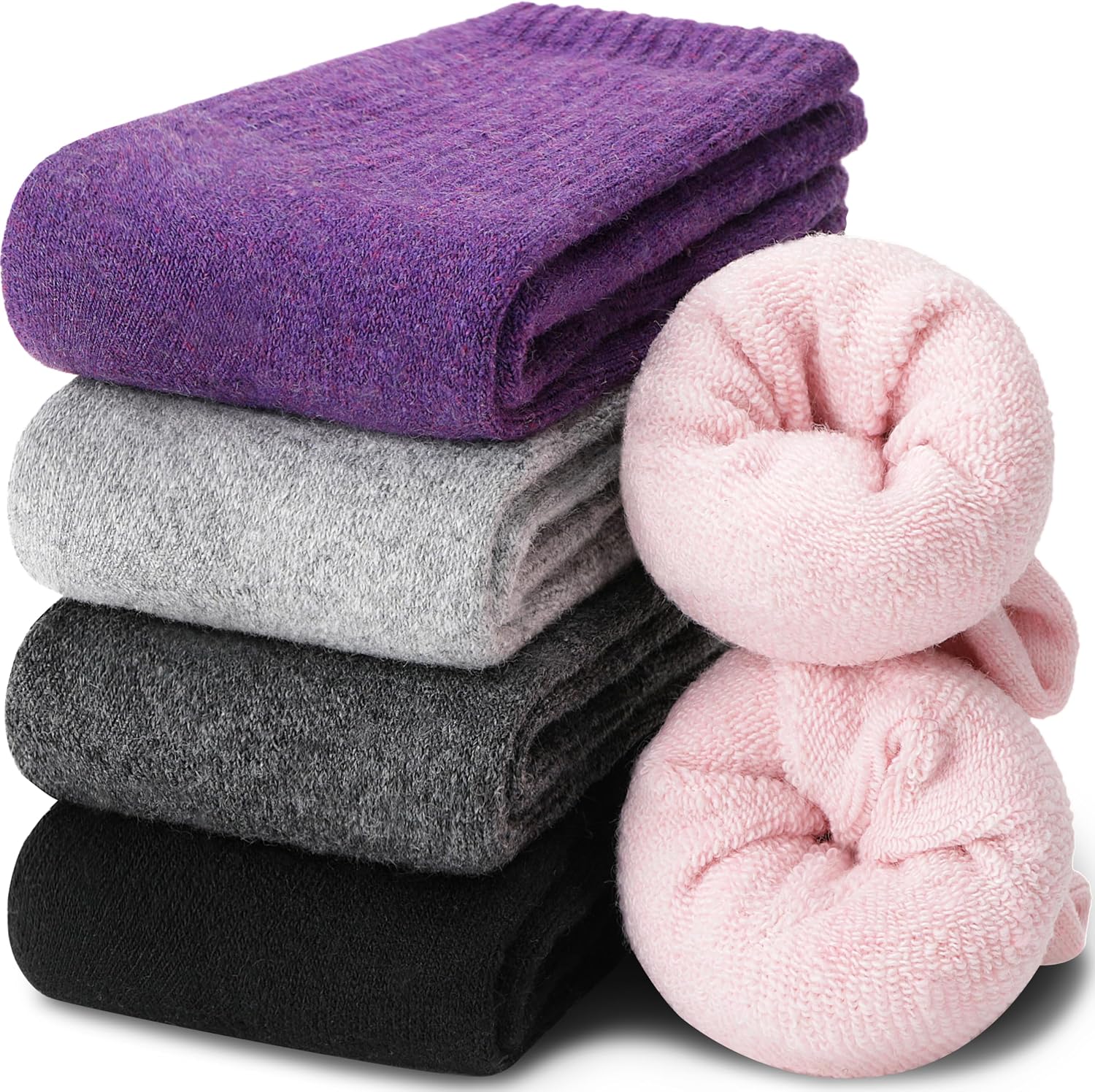 Thumbnail 6 de EBMORE Merino wool thermal socks, 5 pairs