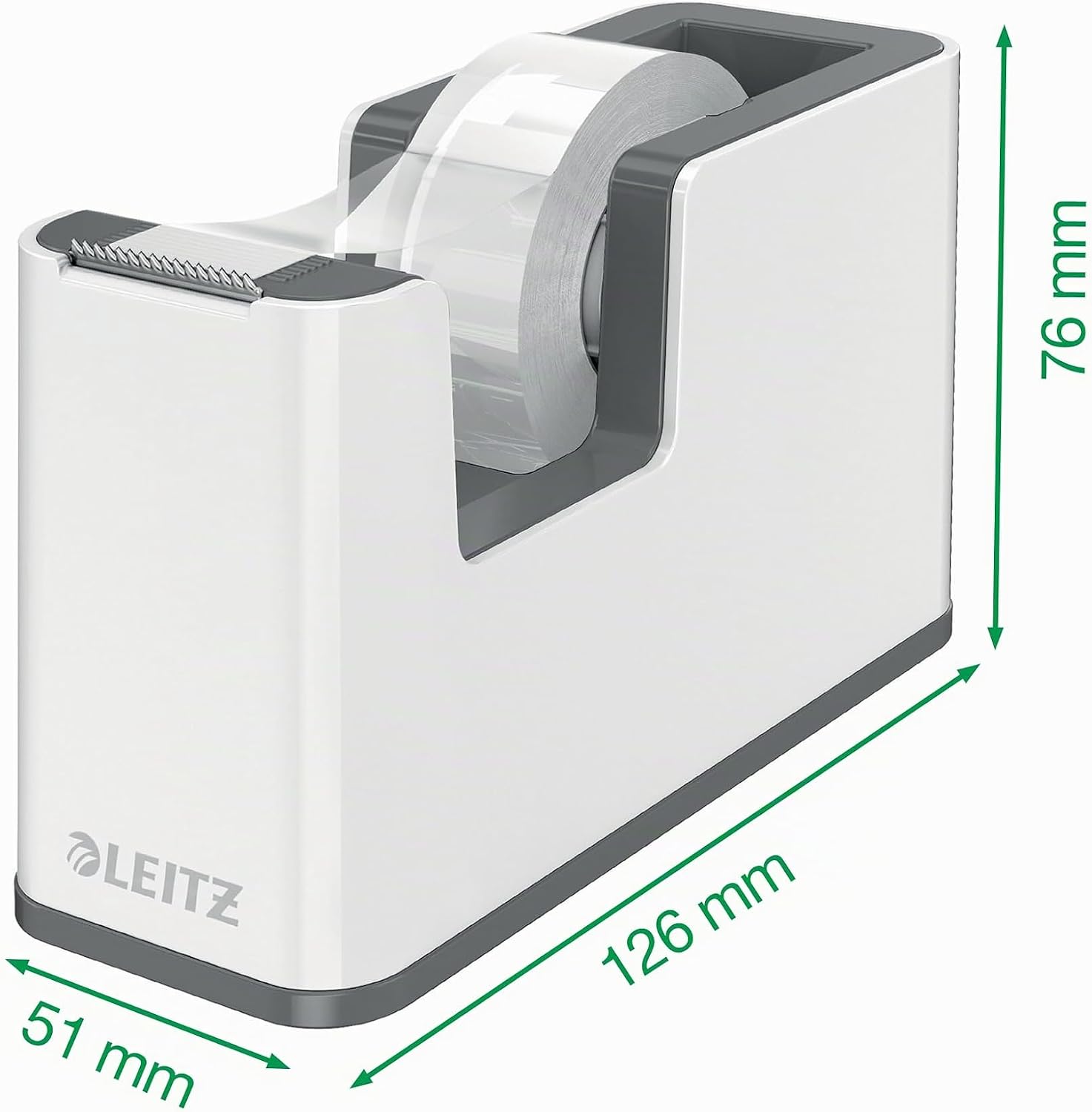 Thumbnail 3 de Leitz WOW Dispenser per nastro adesivo Dual Color Bianco/Giallo, 53641016