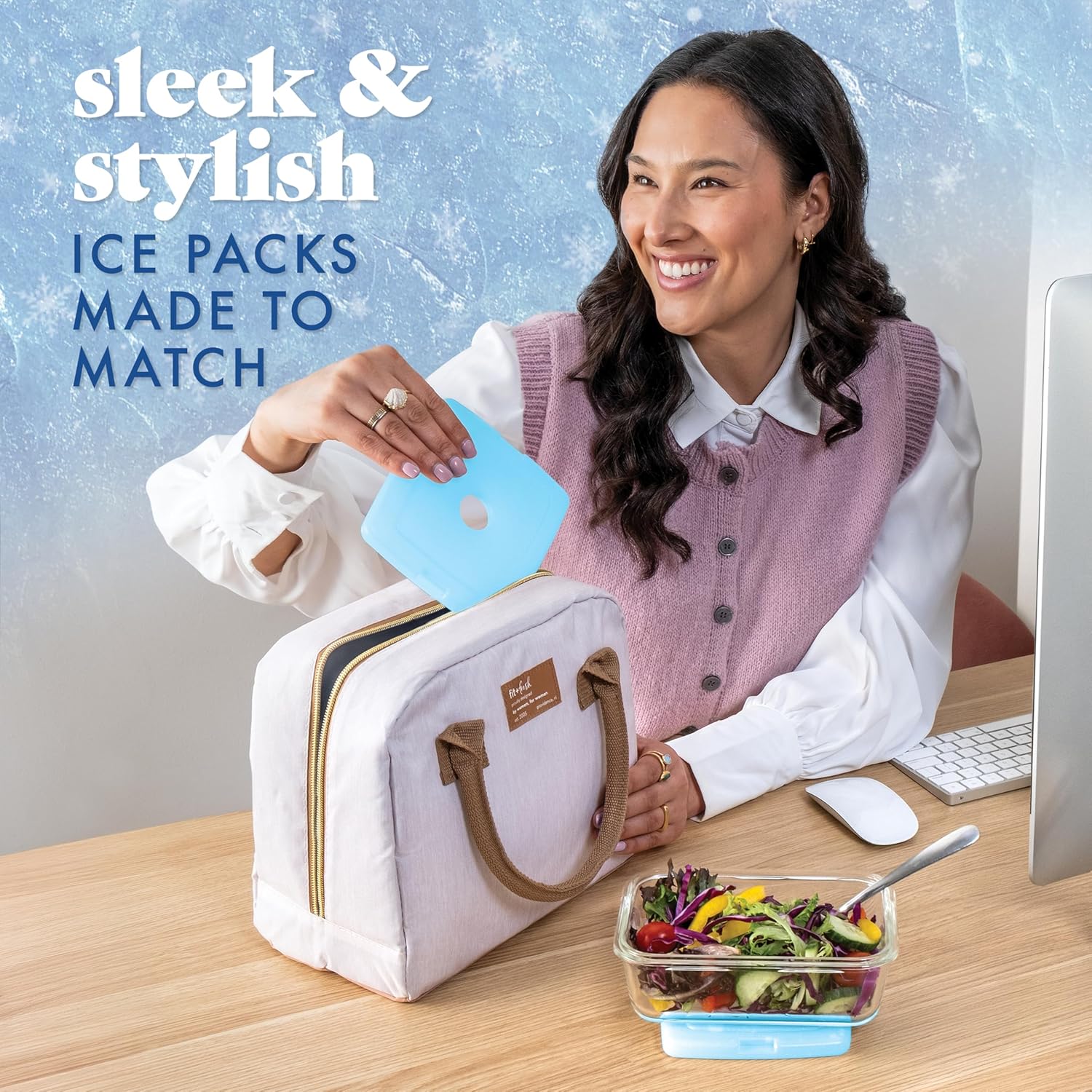 Thumbnail 5 de Cool Coolers by Fit & Fresh Slim Ice Packs (Set of 4) — Quick Freeze Reusable Lunch Cooler Packs