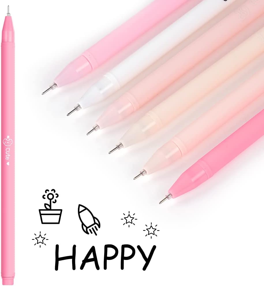 Detalle 2 de OFFCUP Rollerball gelpennor, 6-pack med svart bläck och 0,5 mm spets