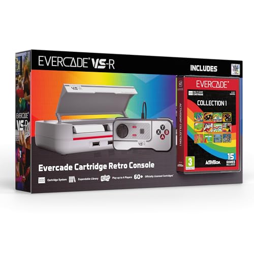 Detalle de Evercade VS-R Activision Bundle (Solo+1 cart) de Blaze Entertainment: consola retro para TV en casa