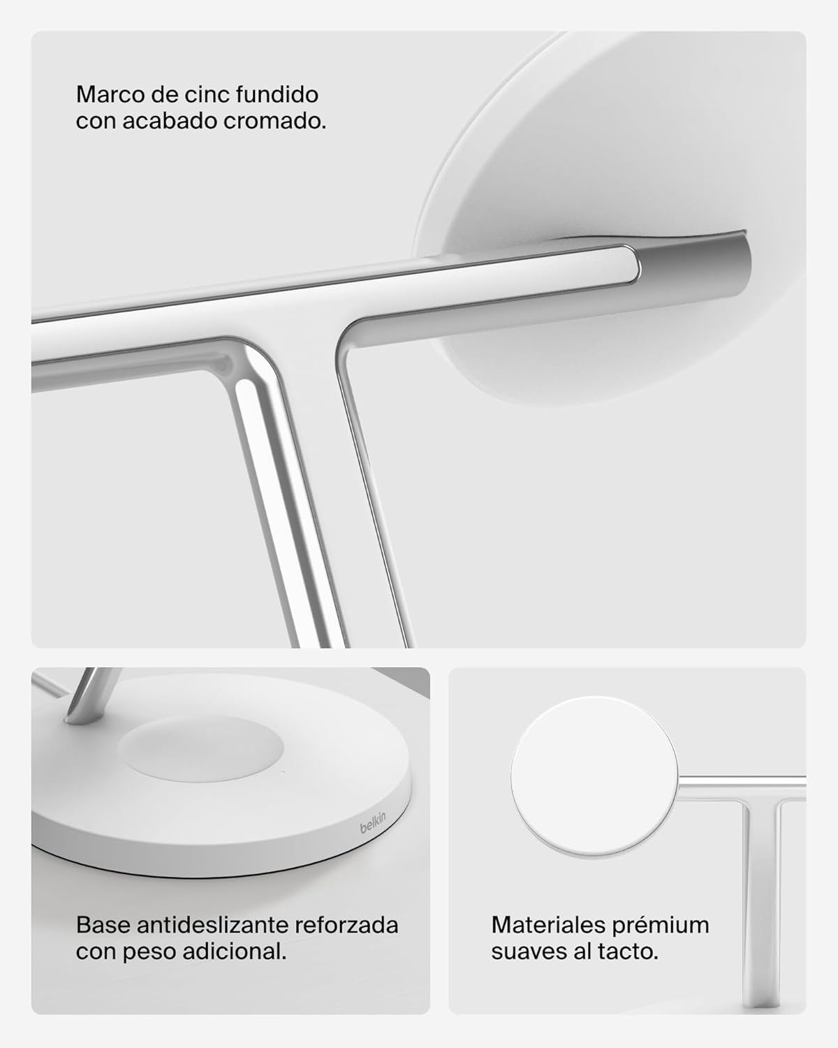 Thumbnail 5 de Belkin BoostCharge Cargador Qi2 3 en 1 con MagSafe