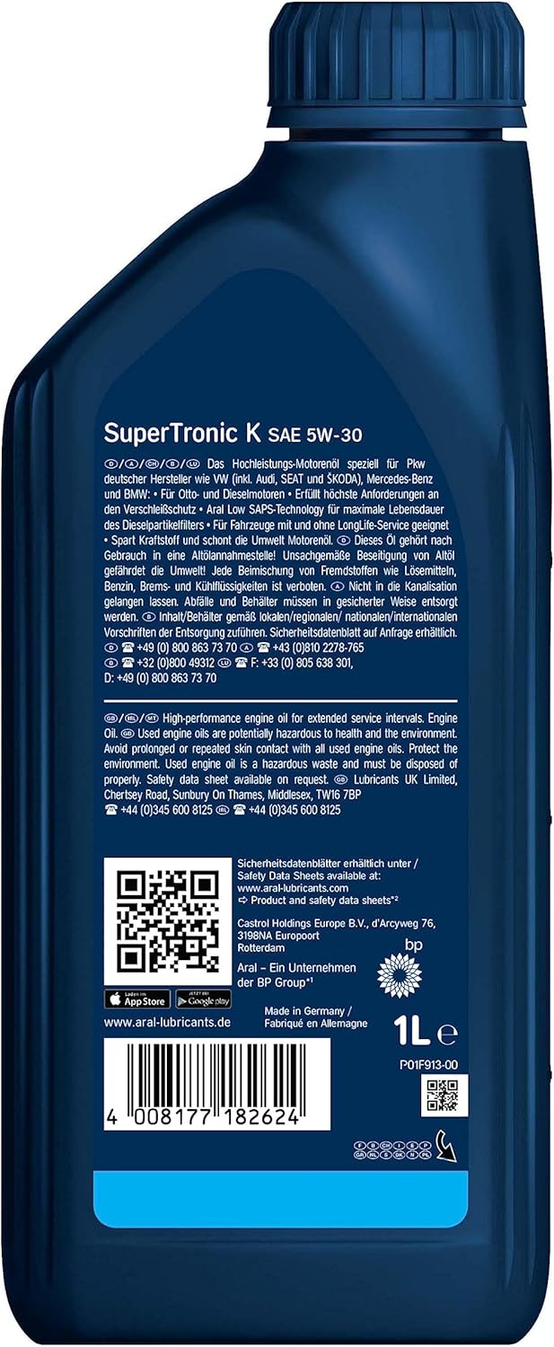Thumbnail 1 de Aral SuperTronic K 5W-30 Motoröl, 1L – Hochleistungsöl mit OE-Freigaben