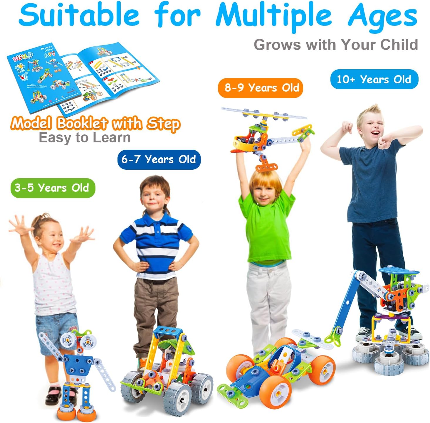 Detalle 2 de 10-in-1 STEM Toys 167 pieces