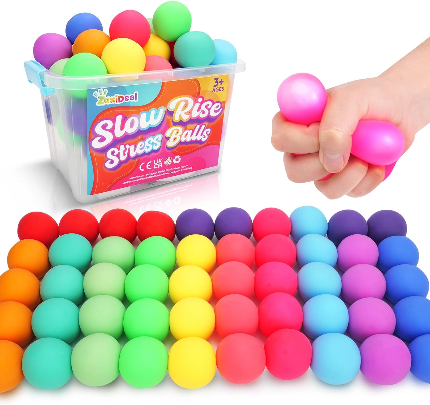 Detalle de Slow Rising Stress Ball 50 Pack