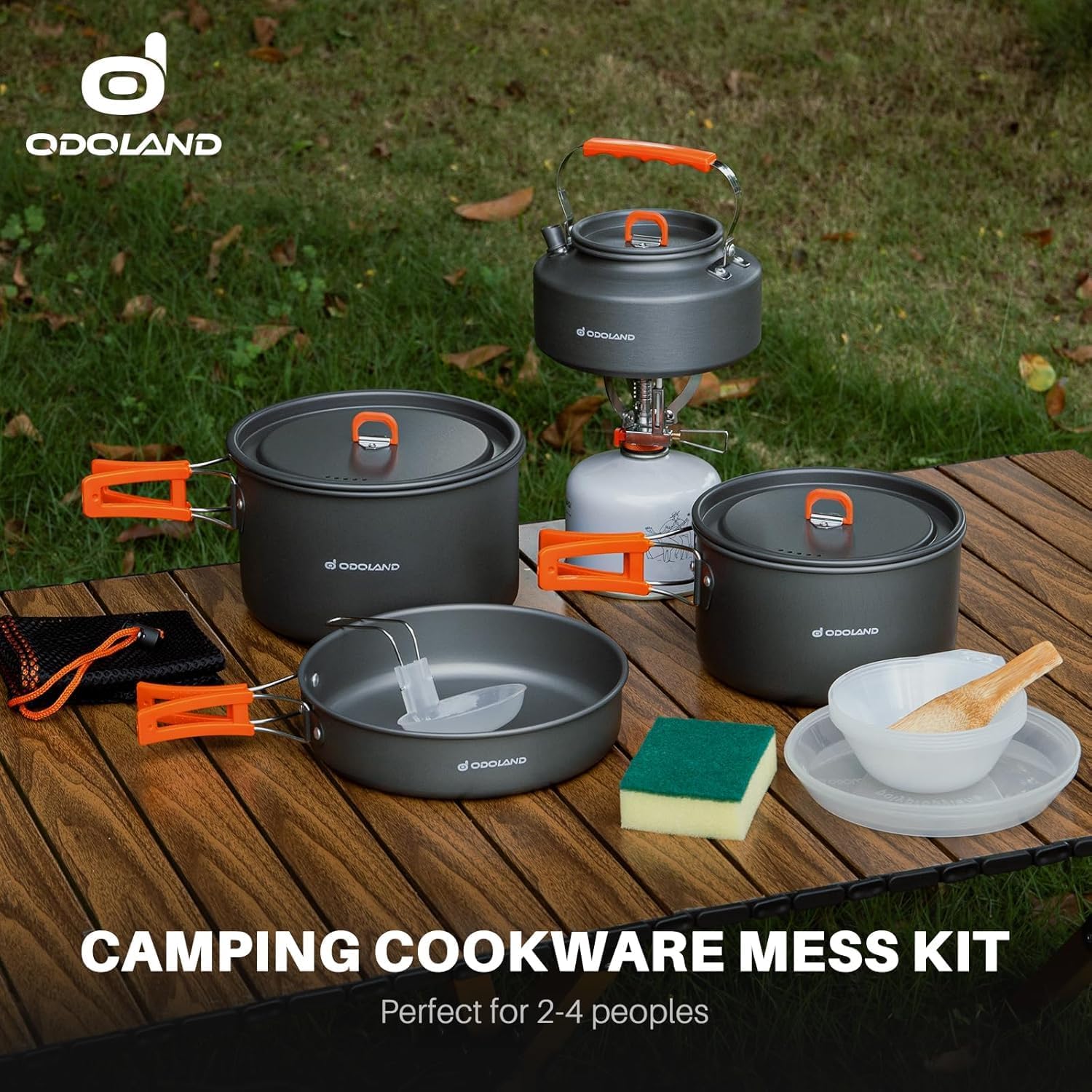 Thumbnail 6 de Odoland Camping Cookware Set Review: Lightweight Non-Stick Kit for 4–6