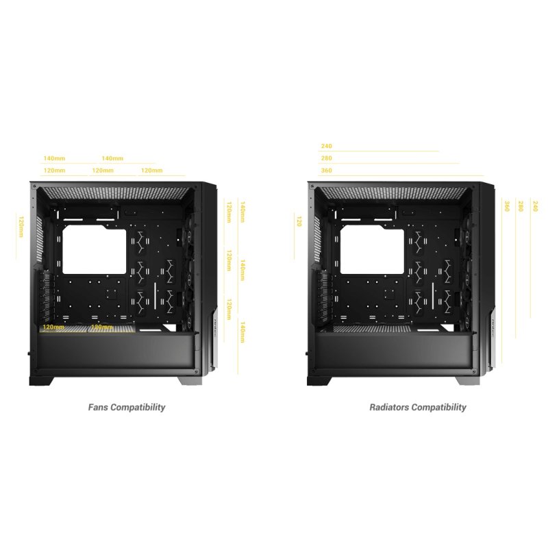 Thumbnail 2 de Antec P20CE Performance E‑ATX Negra con 3 vent.