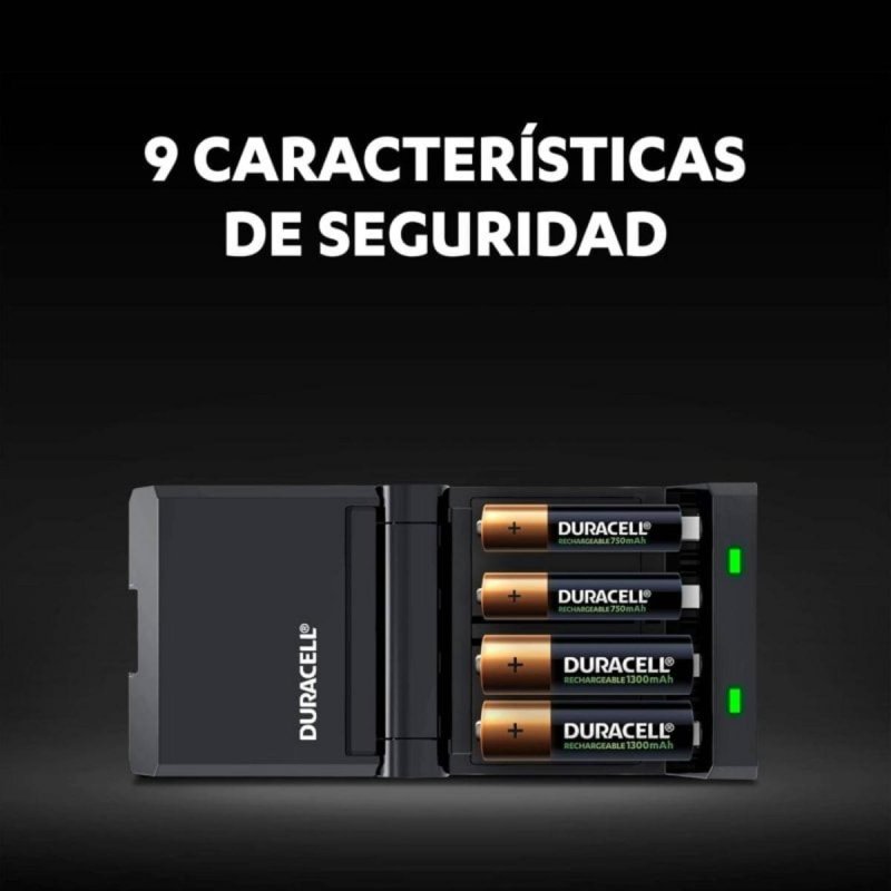 Detalle de Duracell Advanced Charger Cargador de pilas AA/AAA (CEF27EU-EU)
