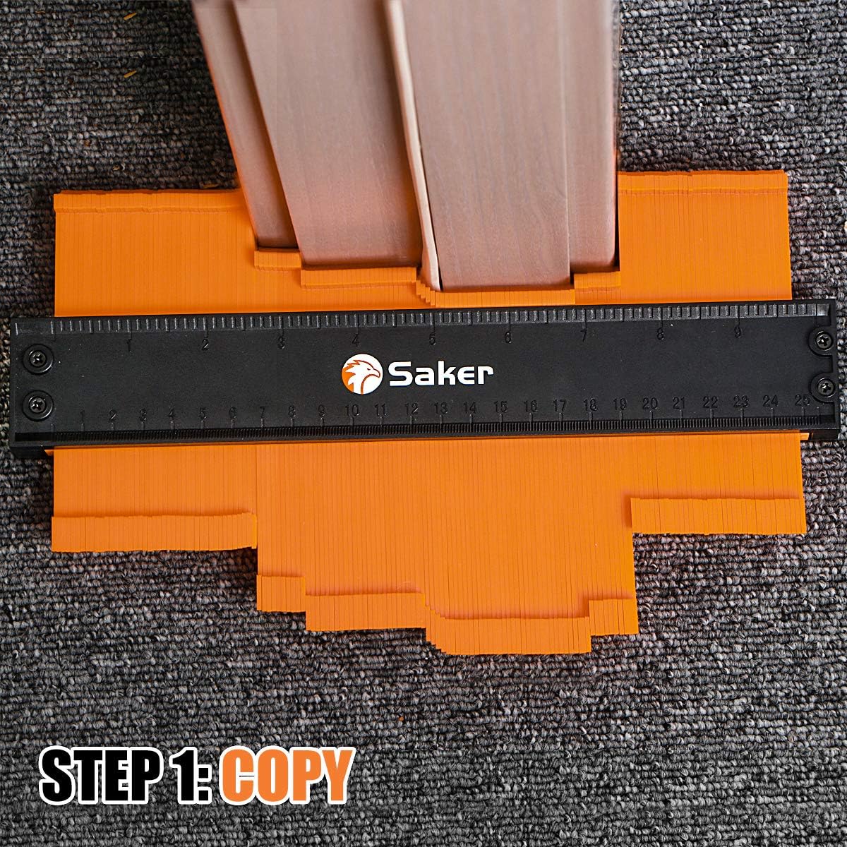 Detalle de Saker Contour Gauge Profile Tool 25 cm โ contour duplicator ๐