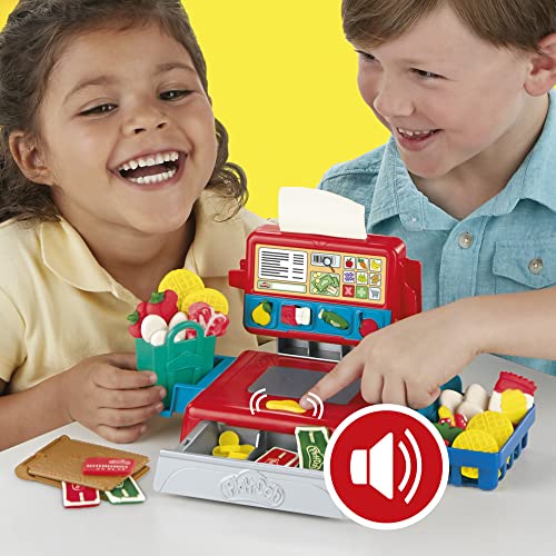 Detalle 2 de Hasbro Play-Doh Caja registradora juguetes 4 colores 🎲