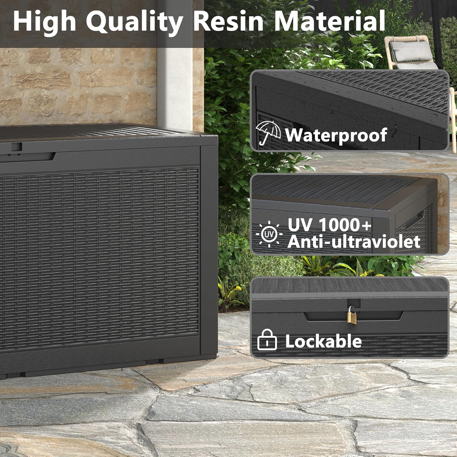 Thumbnail 4 de Outdoor Deck Box 160 Gallons