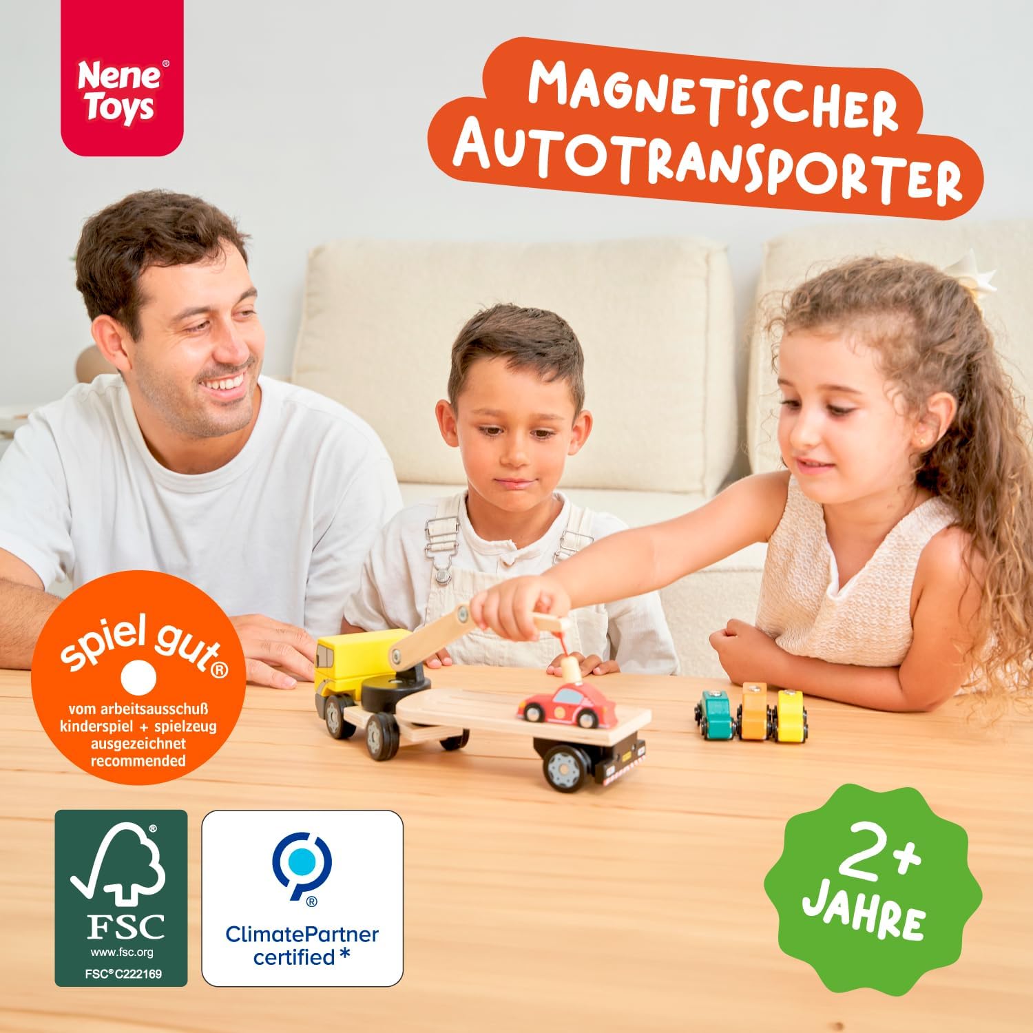 Thumbnail 1 de Nene Toys Autotransporter ab 2 Jahren 🚚